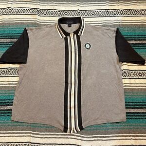 Vintage Seattle Mariners Striped Polo